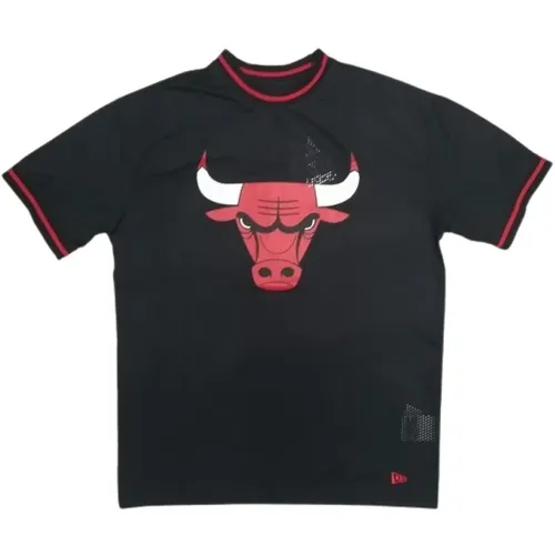 Camiseta Bulls NBA Mesh Team Logo Ovrszd Tee Chibul , Herren, Größe: L - new era - Modalova