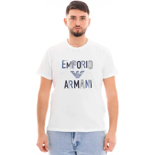 Herren Casual T-Shirt - Emporio Armani - Modalova