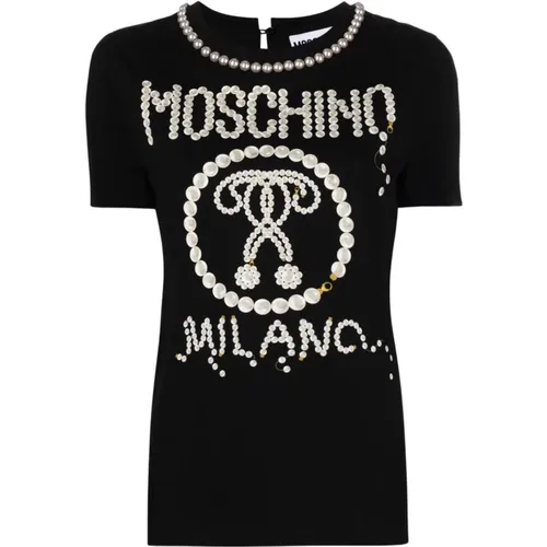 Rockin` Tee , female, Sizes: XS - Moschino - Modalova