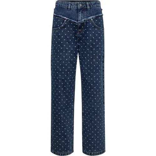 Darincc Dot Block Jeans Blau , Damen, Größe: M - Co'Couture - Modalova