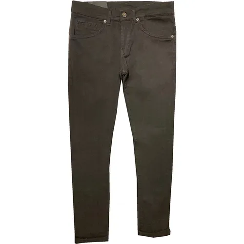 Stretch Bull Jeans - Size 40, , male, Sizes: W30, W32, W38, W36 - Dondup - Modalova