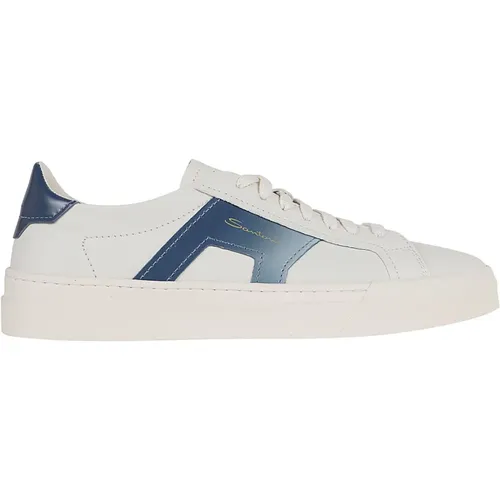 Sneakers Ss24 , male, Sizes: 9 1/2 UK, 9 UK, 7 UK, 8 UK - Santoni - Modalova