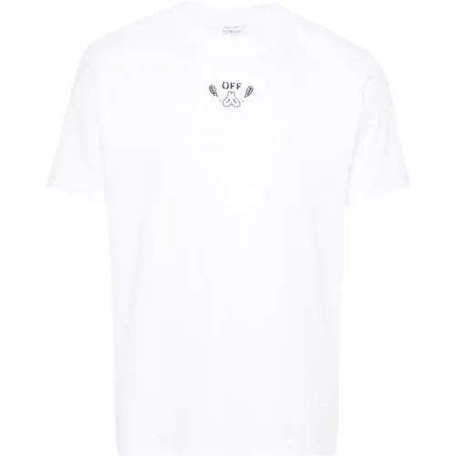Off , T-Shirts , male, Sizes: M, S, XL, L - Off White - Modalova