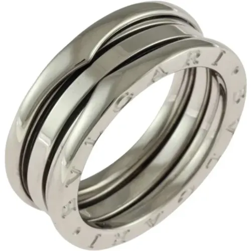 Pre-owned White Gold rings , female, Sizes: ONE SIZE - Bvlgari Vintage - Modalova