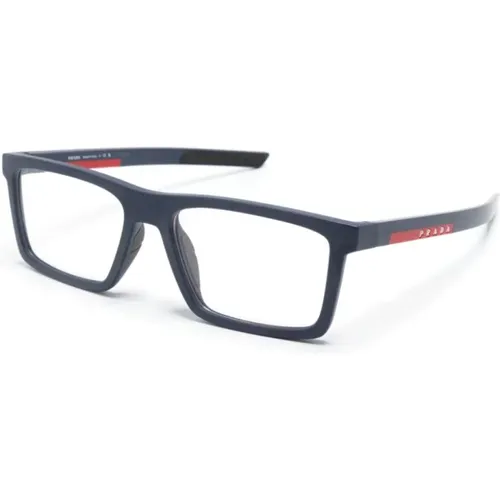 Linea Rossa Optical Frame , male, Sizes: 56 MM - Prada - Modalova