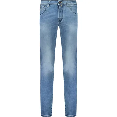 Super Slim Gelbe Salpa Jeans , Herren, Größe: W35 - Jacob Cohën - Modalova