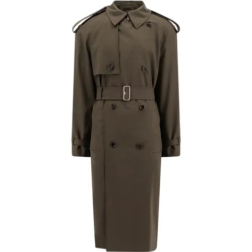 Double-Breasted Wool Coat , male, Sizes: S - Burberry - Modalova