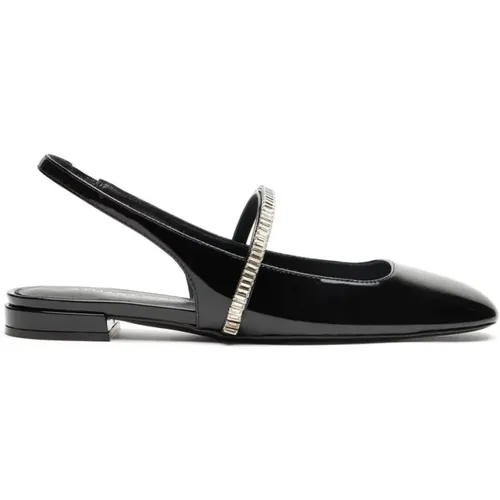 Kristall Slingback Flache Schuhe , Damen, Größe: 40 EU - Stuart Weitzman - Modalova