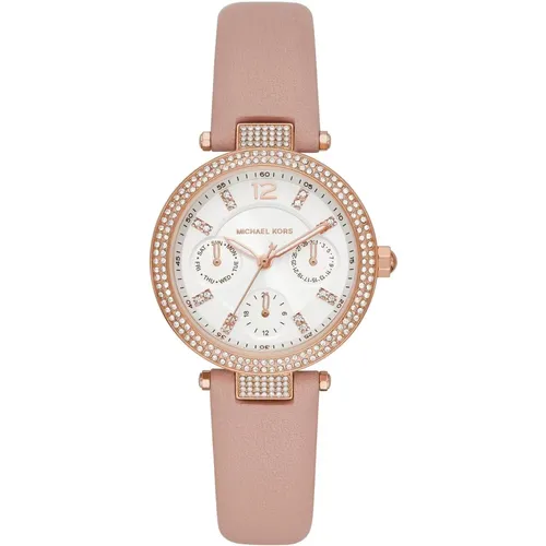 Elegant Rosegold Quartz Ladies Watch , female, Sizes: ONE SIZE - Michael Kors - Modalova