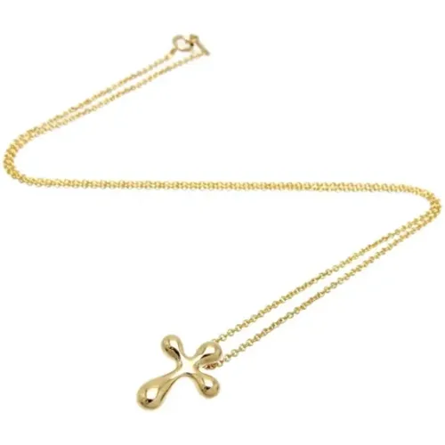 Pre-owned Gold necklaces , female, Sizes: ONE SIZE - Tiffany & Co. Pre-owned - Modalova