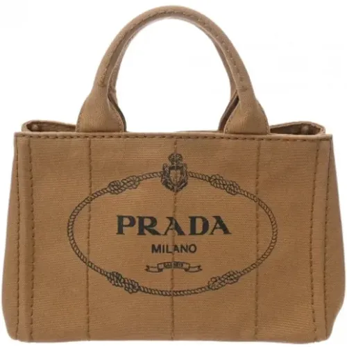 Pre-owned Canvas prada-bags , female, Sizes: ONE SIZE - Prada Vintage - Modalova