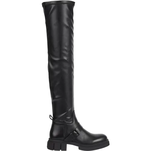 Monochromatic Ankle Boots , female, Sizes: 6 UK, 5 UK - Tommy Hilfiger - Modalova