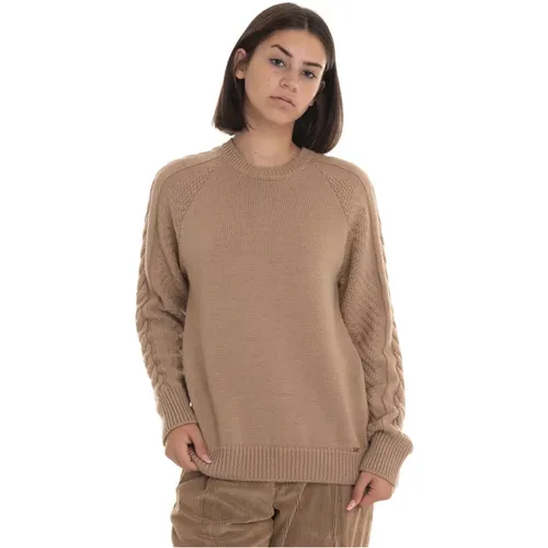 Round-necked pullover , female, Sizes: M, S, L - Fay - Modalova