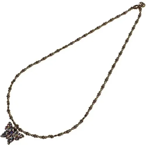 Pre-owned Metal necklaces , female, Sizes: ONE SIZE - Gucci Vintage - Modalova