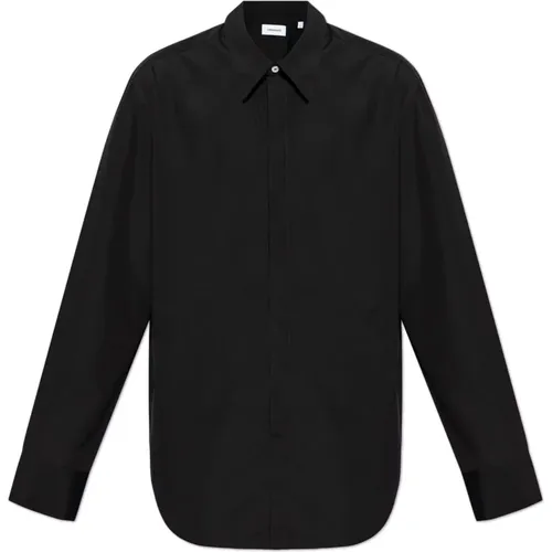 Shirt mit Logo , Herren, Größe: M - Salvatore Ferragamo - Modalova