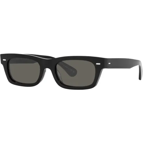 Carbon Grey Sunglasses Davri OV 5510Su , unisex, Sizes: 52 MM - Oliver Peoples - Modalova