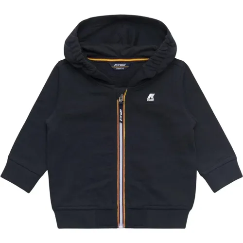 Blauer Kapuzenpullover Kinder K-Way - K-way - Modalova