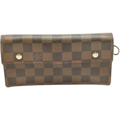 Pre-owned Coated canvas wallets , female, Sizes: ONE SIZE - Louis Vuitton Vintage - Modalova