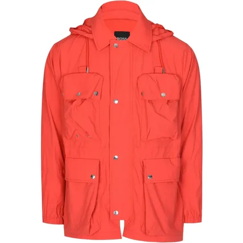 Jacket , male, Sizes: M - Hugo Boss - Modalova