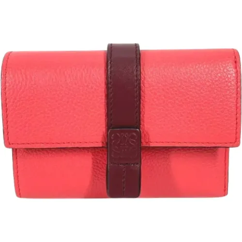 Pre-owned Leather wallets , female, Sizes: ONE SIZE - Loewe Pre-owned - Modalova