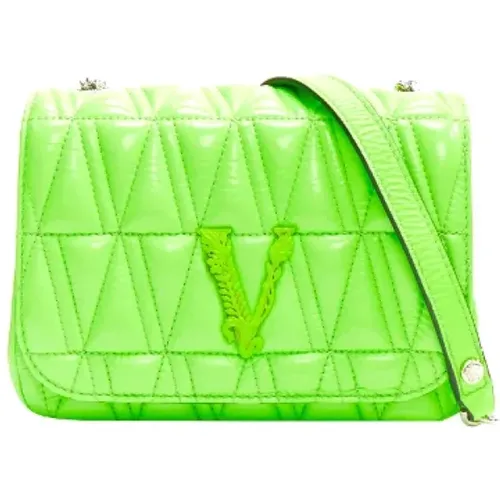 Leather crossbody-bags , female, Sizes: ONE SIZE - Versace - Modalova