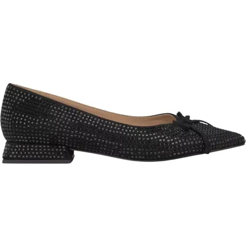 Glitzer Schleifen Ballerina Flats , Damen, Größe: 35 EU - Alma en Pena - Modalova