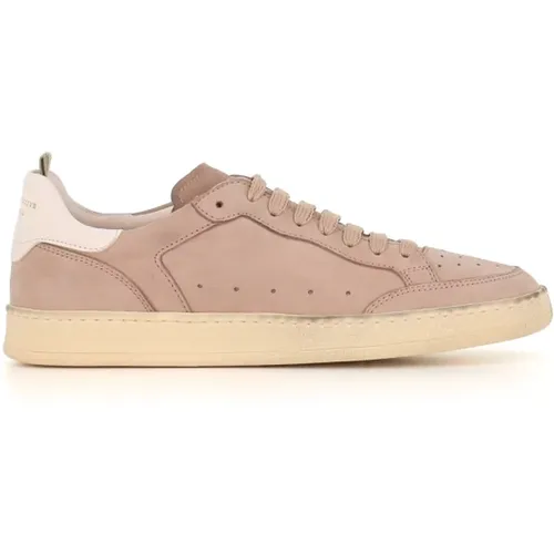 Nabuk Sneakers with Lactae Hevea Sole , female, Sizes: 4 UK - Officine Creative - Modalova