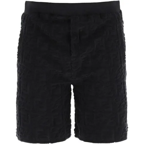 Cotton Polyamide Shorts Ss23 , male, Sizes: XL - Fendi - Modalova