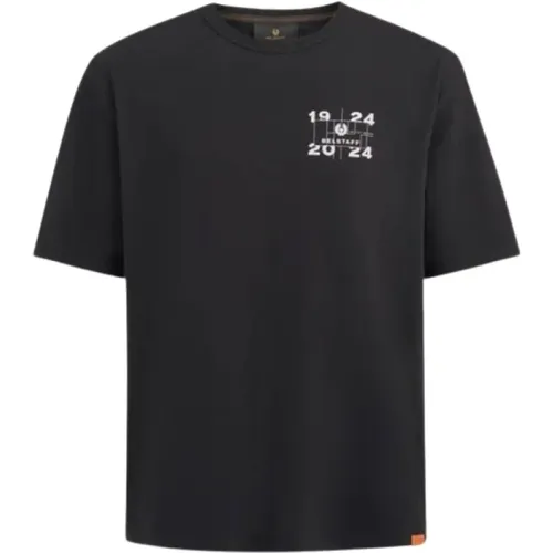 Centenary Double Logo T-Shirt , male, Sizes: L, S, M - Belstaff - Modalova