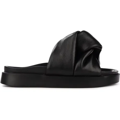 Soft Crossed Leather Sandal , female, Sizes: 3 UK - Inuikii - Modalova