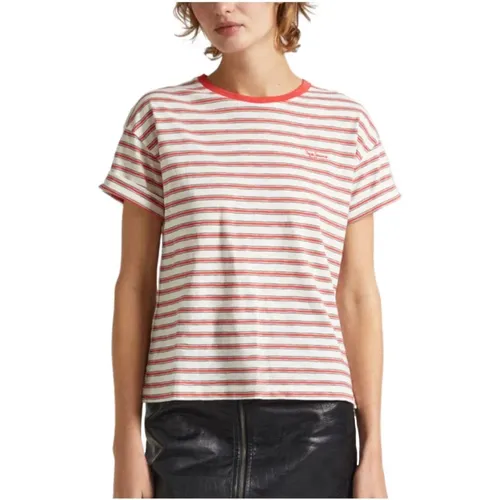 Striped Hagar T-shirt , female, Sizes: M - Pepe Jeans - Modalova