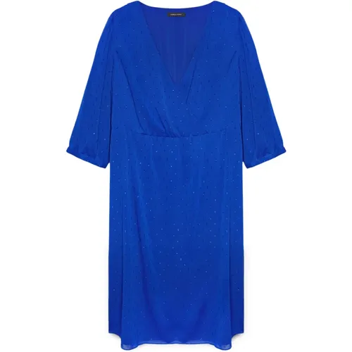 Elegantes Kleid mit Crossover-Front , Damen, Größe: 5XL - Fiorella Rubino - Modalova