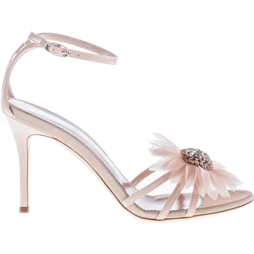 Verniceskin Gardenia Sandals , female, Sizes: 5 1/2 UK, 5 UK, 6 UK - giuseppe zanotti - Modalova