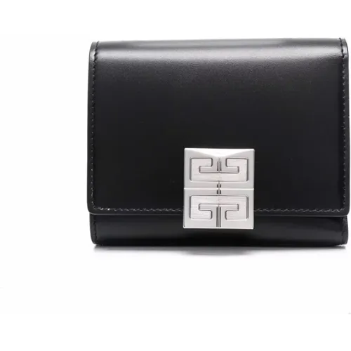 Leather 4G Wallet , female, Sizes: ONE SIZE - Givenchy - Modalova