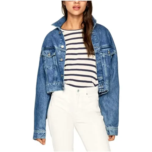 Chaqueta Crop Volt Chable , female, Sizes: S, L - Pepe Jeans - Modalova