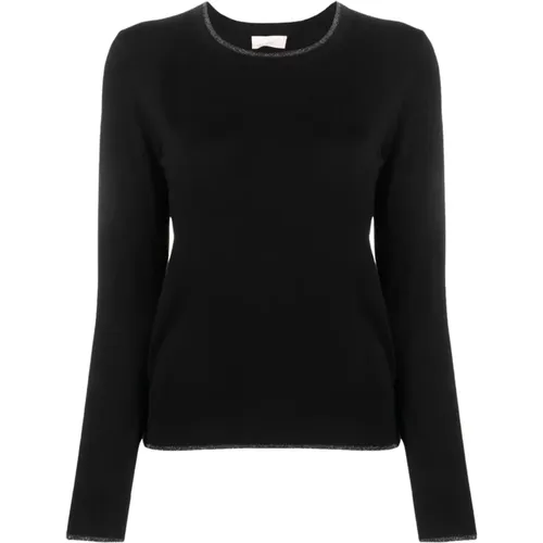 Stilvoller Pullover mit Rundhalsausschnitt , Damen, Größe: XS - Liu Jo - Modalova