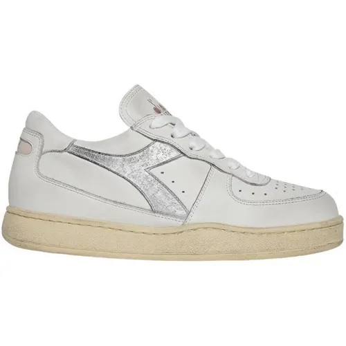 Weiße Heritage Sneakers für Damen , Damen, Größe: 37 EU - Diadora - Modalova