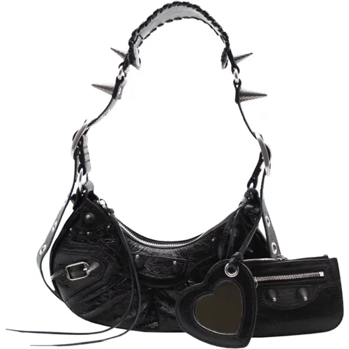 Le Cagole shoulder bag XS , female, Sizes: ONE SIZE - Balenciaga - Modalova