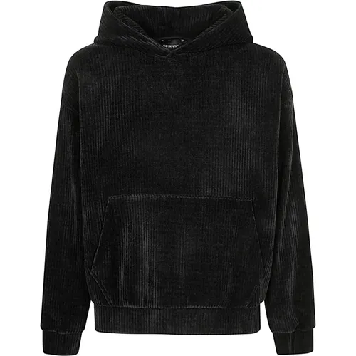 Schwarzer Sweatshirt 0999 Stilvolle Freizeitkleidung , Herren, Größe: L - Emporio Armani - Modalova