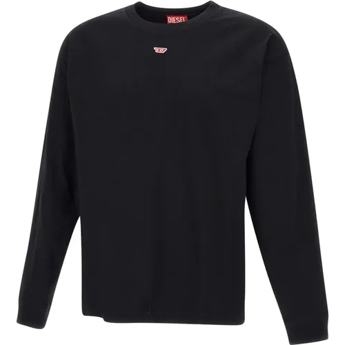 Schwarze Pullover für Männer , Herren, Größe: L - Diesel - Modalova