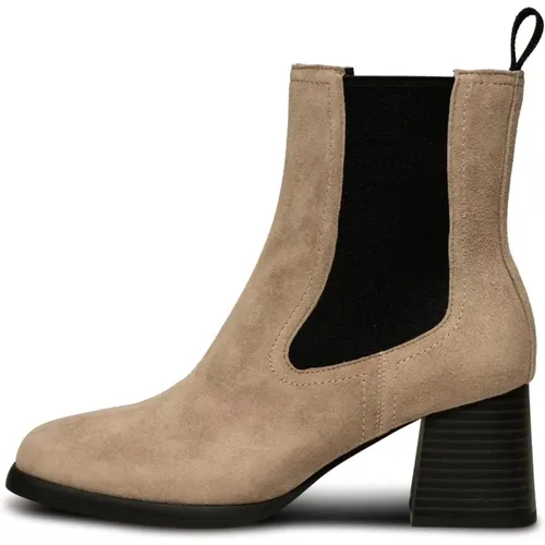 Lila Chelsea Suede Low Boot - Taupe , female, Sizes: 6 UK, 7 UK, 4 UK, 8 UK, 3 UK, 5 UK - Shoe the Bear - Modalova