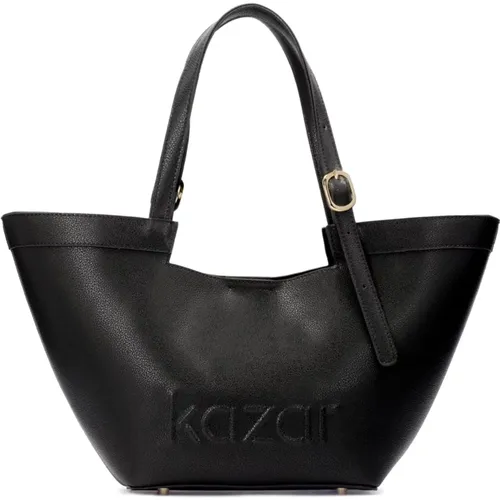 Leder-Trapez-Schultertasche Kazar - Kazar - Modalova