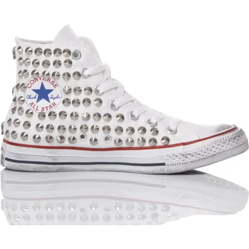 Handgefertigte Weiße Sneakers Individuelle Schuhe - Converse - Modalova