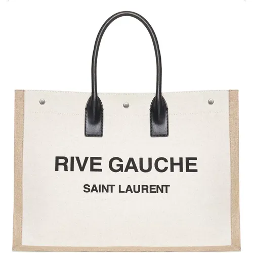 Rive Gauche Tote Bag , male, Sizes: ONE SIZE - Saint Laurent - Modalova