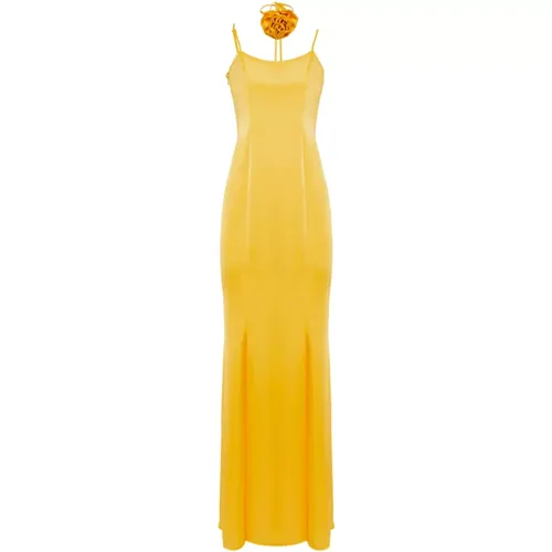 Mermaid Style Long Dress , female, Sizes: S - Blugirl - Modalova