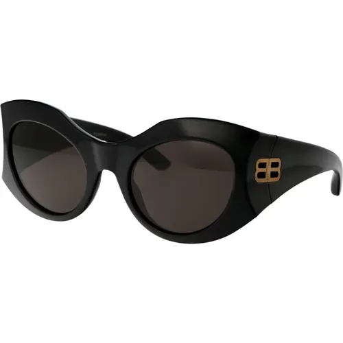 Stylische Sonnenbrille mit Bb0256S Design,Hourglass Runde Sonnenbrille - Balenciaga - Modalova