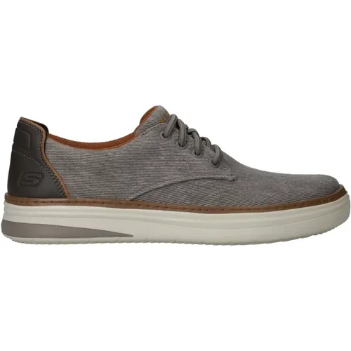 Bequemer Veganer Slip-On Sneaker , Herren, Größe: 41 EU - Skechers - Modalova