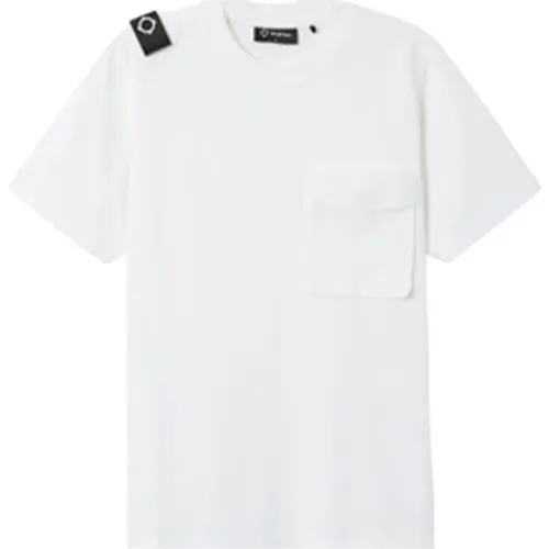 Cargo Pocket T-Shirt , Herren, Größe: L - Ma.strum - Modalova