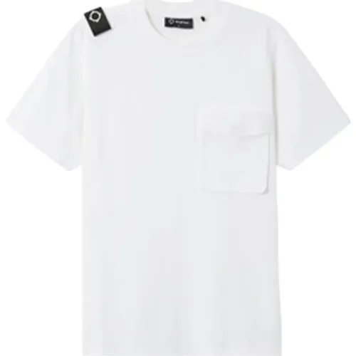 Cargo Pocket T-Shirt , Herren, Größe: S - MA.STRUM - Modalova