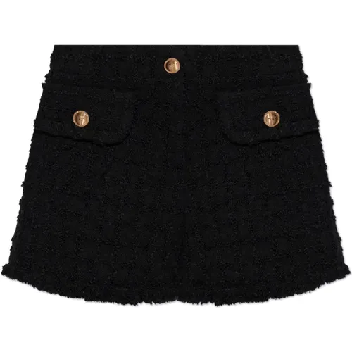 Tweed Shorts , female, Sizes: XS - Versace - Modalova